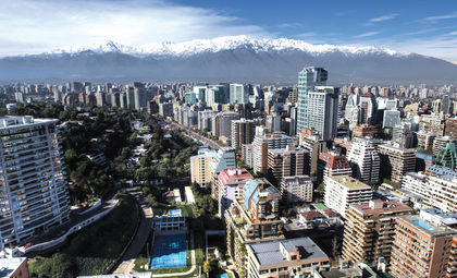 Santiago de Chile overzicht stad