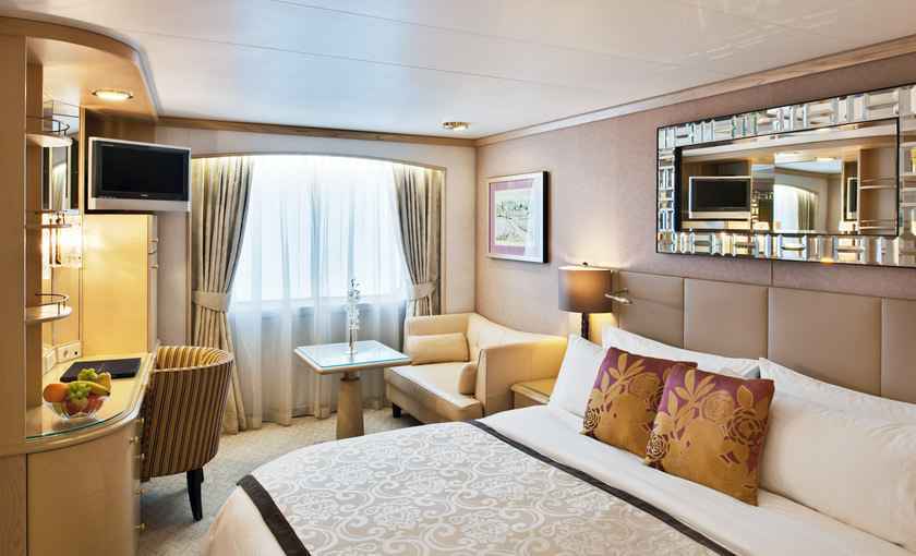 Buitenhut comfortabele Crystal Symphony