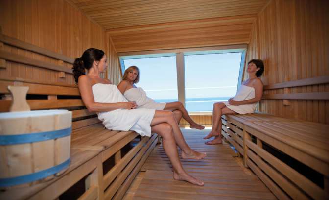Sauna van Carnival cruises 