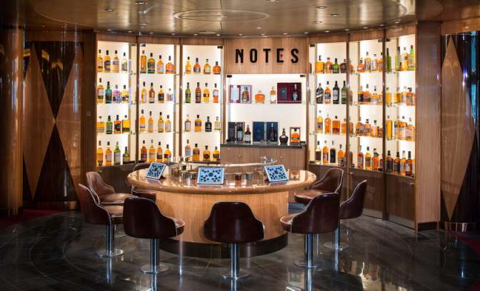 Café Notes van cruiseschip Koningsdam 
