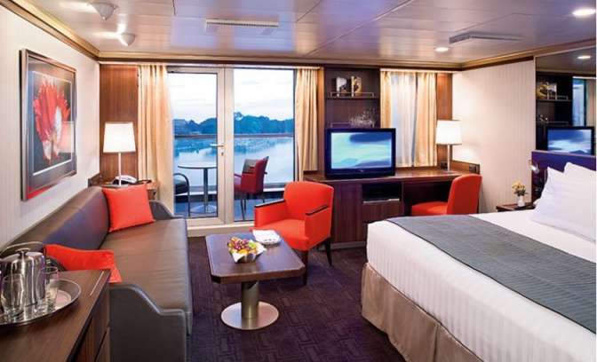 Superior veranda suitevan Holland America Line 