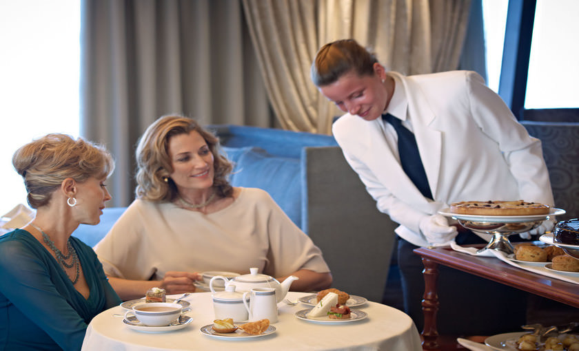 Oceania Cruises high tea