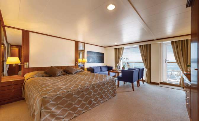 Suite cruiseschip Bremen van Hapag-Lloyd
