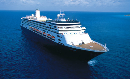 Cruiseschip MS Zaandam van rederij Holland America Line
