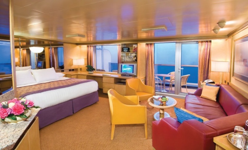 Een suite op de Westerdam van Holland America Line