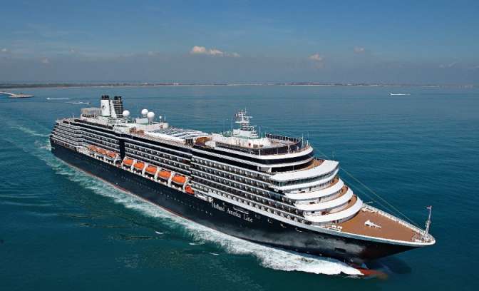 Het volledige schip de MS Westerdam van Holland America Line