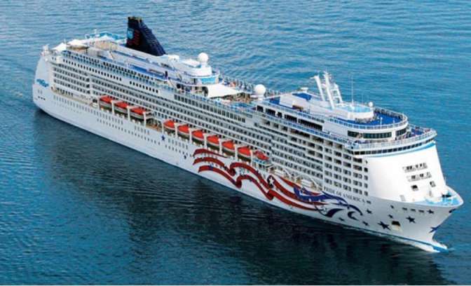 De volledige Pride of America van Norwegian Cruise Line