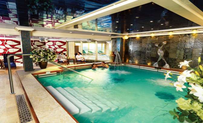 Hydropool op de Queen Victoria