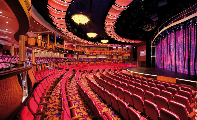 Het theater op de Allure of the Seas van Royal Caribbean