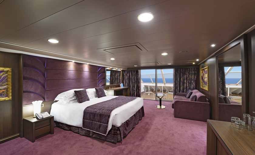 Balkonhut op de MSC Preziosa