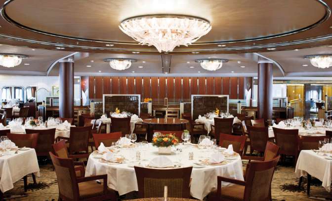 Dinerzaal op de Crystal Symphony van Crystal Cruises