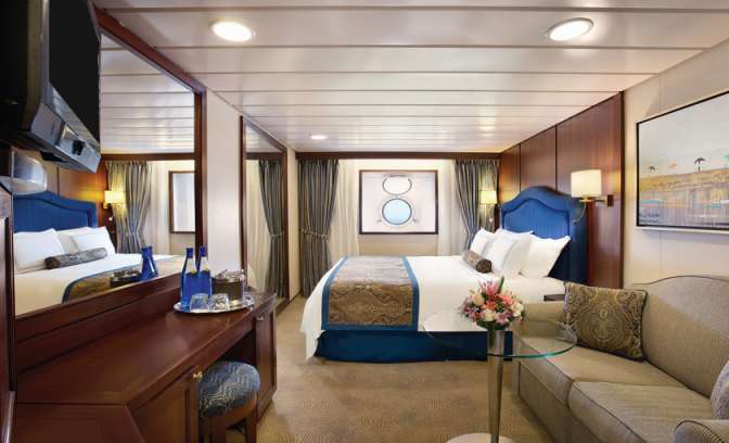Een buitenhut op de Oceania Sirena van Oceania Cruises
