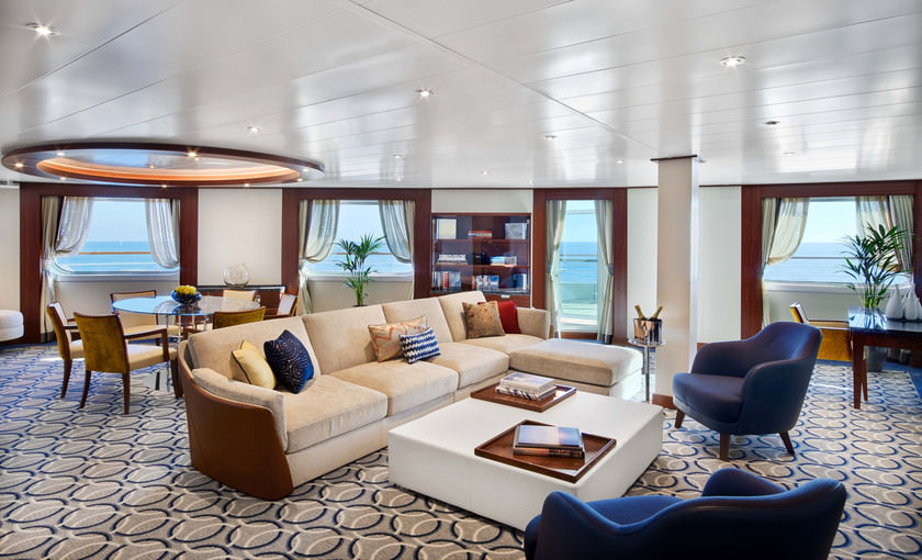 Signature suite van de Seabourn Ovation