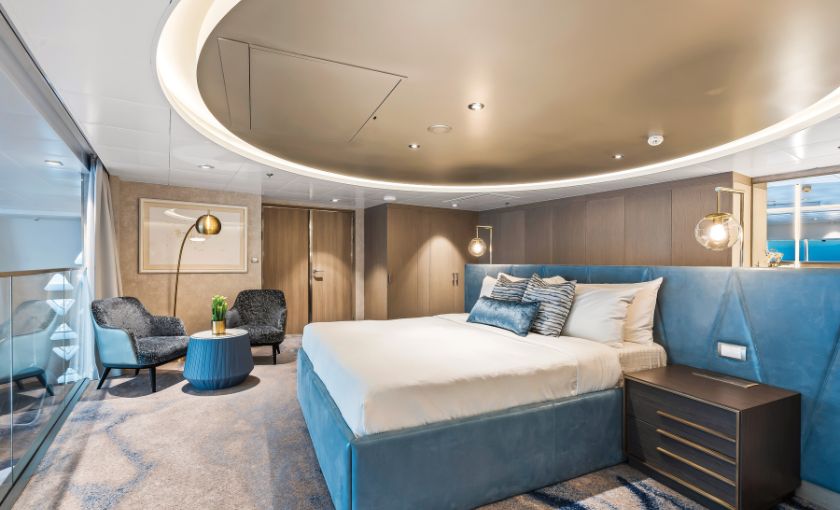 royal suite slaapkamer wonder of the seas royal caribbean