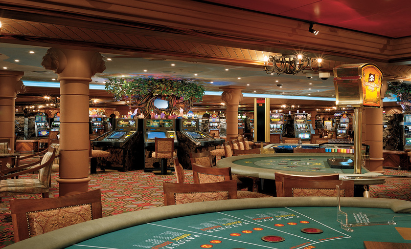 Casino aan boord van Carnival Legend