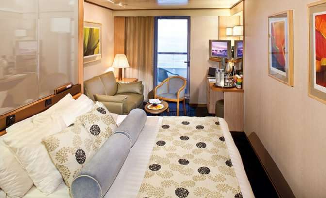 Een balkonhut op de Oosterdam van Holland America Line