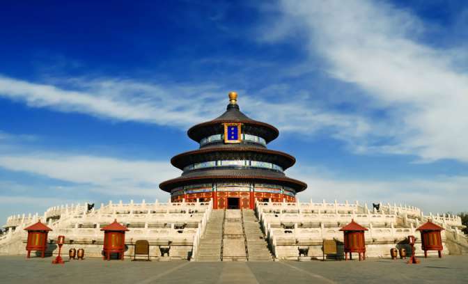 Temple of Heaven in Peking, China