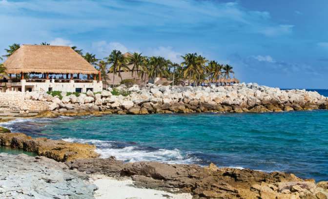 De baai van Cozumel